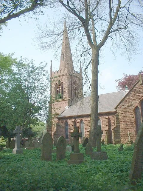Christ Church Eccleston, St Helens. Eccleston Parish Church was built in 1836 by the local squire Samuel Taylor and his emblem a griffin is the weather vane and gave the name to the nearby Griffin Inn