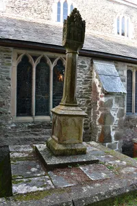 Cross in the churchyard about 2 metres east of south porch of Church of St Bartholomew