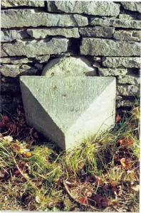 Lancs County Council Milestone, by Facit Church