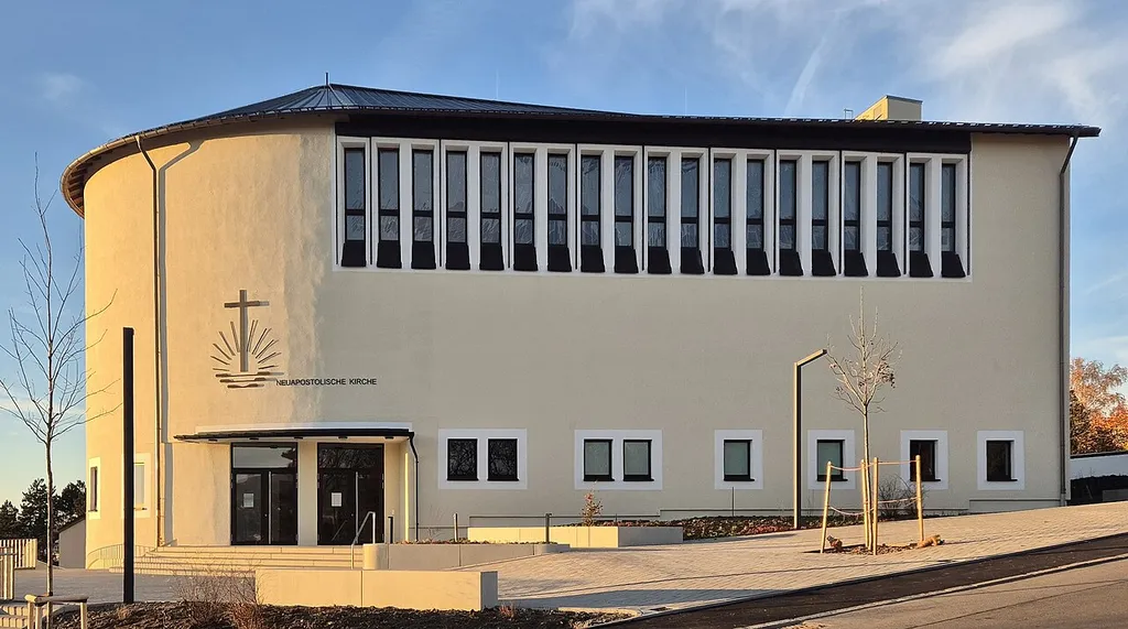 Denkmalgeschützte Neuapostolische Kirche in Betzingen, Reutlingen