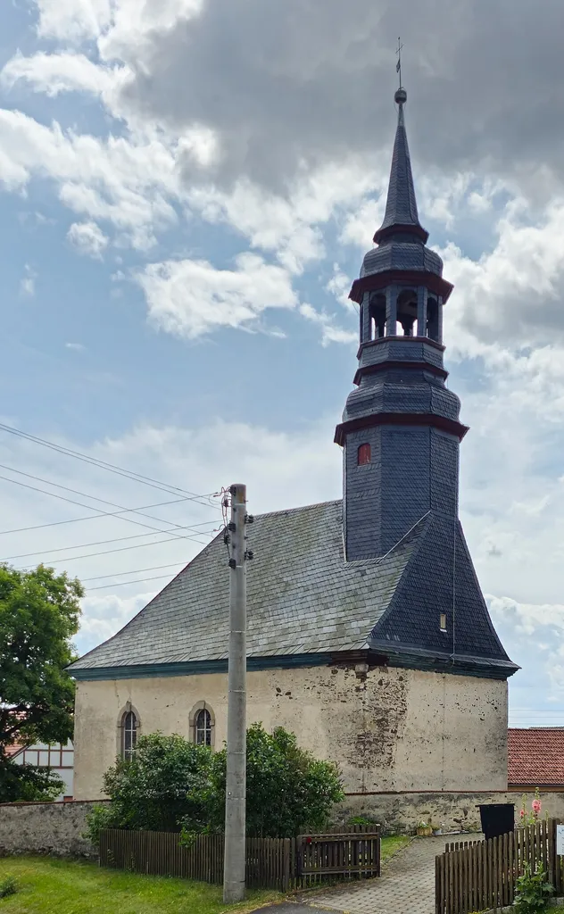 Evangelisch-lutherische Dorfkirche Bahren, Gemeinde Peuschen, Saale-Orla-Kreis, Thüringen, Deutschland