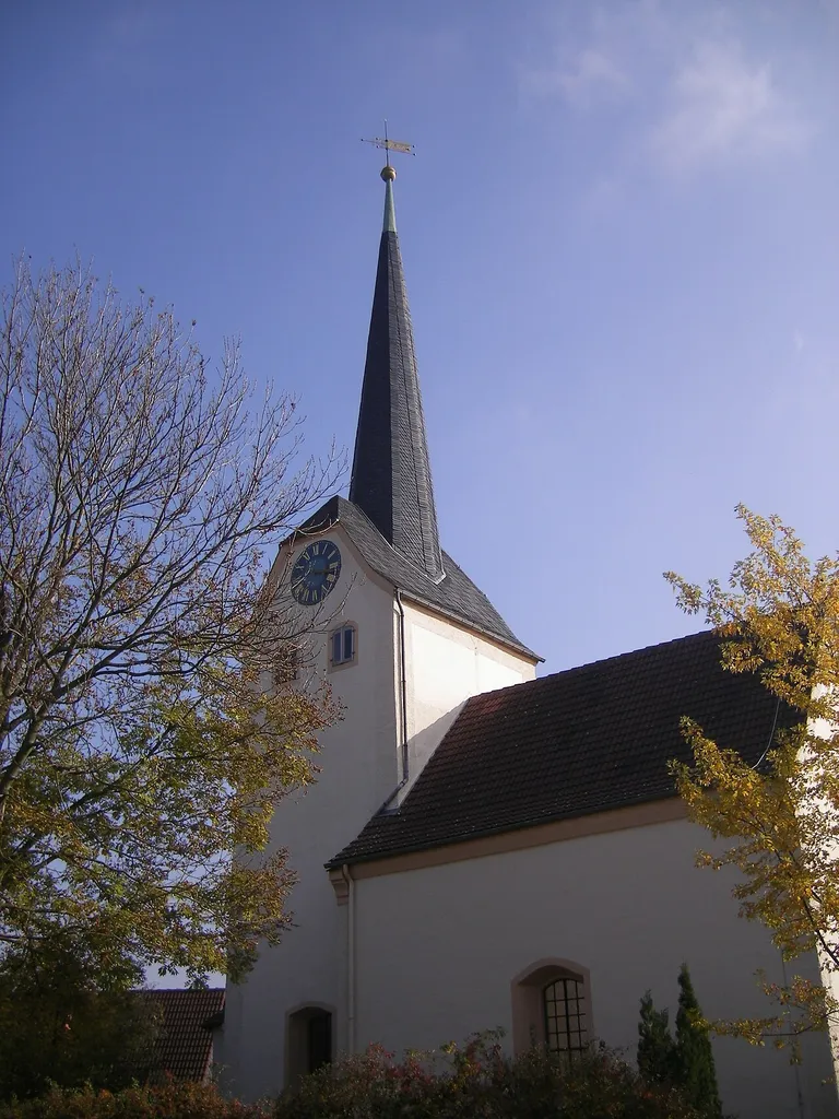 The church in Wettelswalde, municipality Thonhausen near Schmölln/Thuringia in Germany