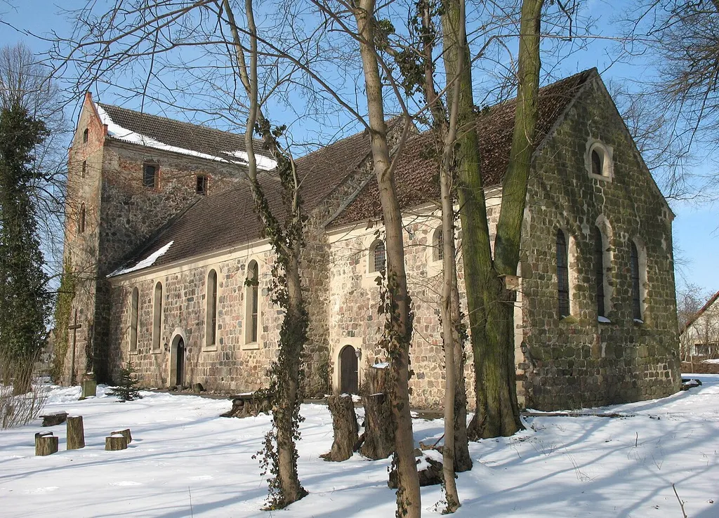 Church in Löwenberg (municipality Löwenberger Land) in Brandenburg, Germany