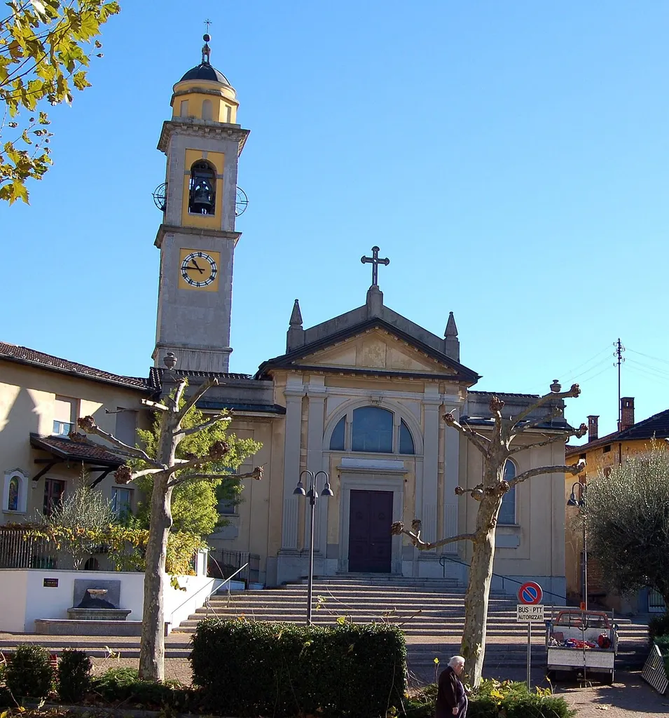 Celso Mosca, Vacallo chiesa di Santa Croce