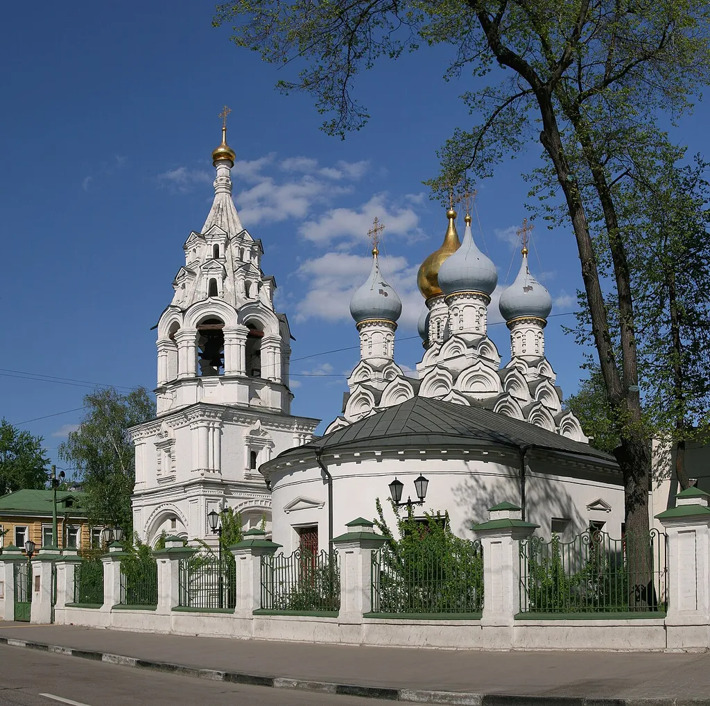 Church of Saint Nicholas in Pyzhy (1657-1672), Moscow, Russia