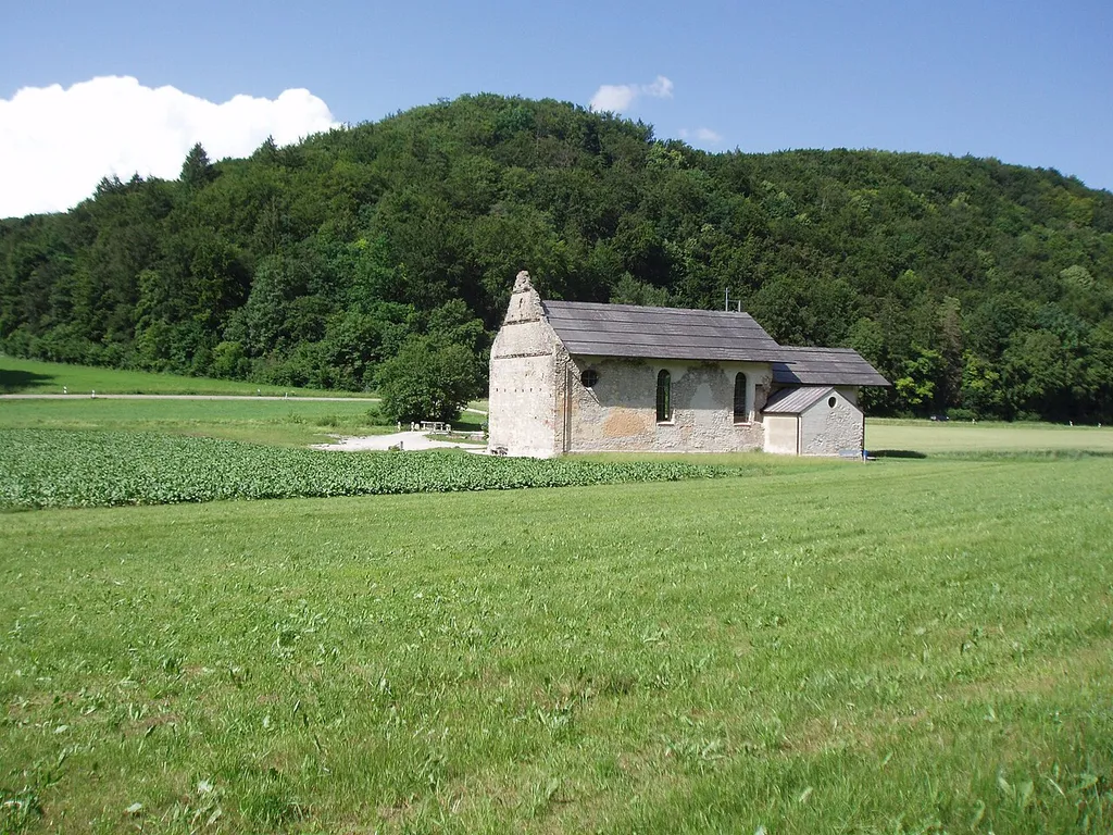 Ruinenkirche Spindeltal, Lage aus südlicher Sicht