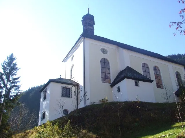 Zunftkirche St. Josef, Bichlbach, Tirol Außenansicht This media shows the protected monument with ObjektID 76914 in Austria. (Commons, de, Wikidata)