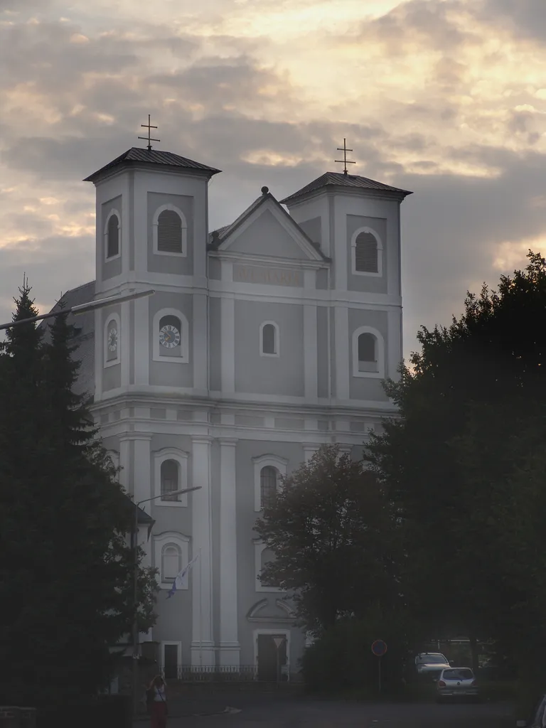 Wallfahrtskirche Maria Hilf in Fuchsmühl (2005) Fotograf: Walter J. Pilsak, Waldsassen Copyright Status: de:GNU Freie Dokumentationslizenz