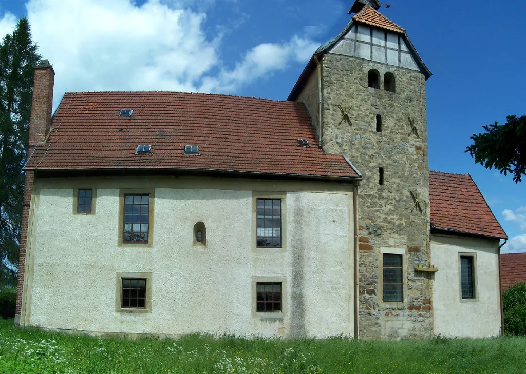 The church in Bischofroda.