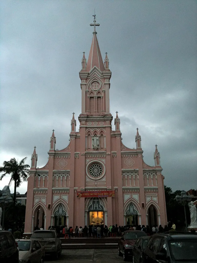 Da Nang Cathedral, otherwise known as the "Rooster Church" (Nhà thờ Con Gà).
