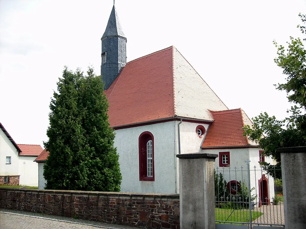 Church of the village of Sitten (Bockelwitz, Mittelsachsen district, Saxony)