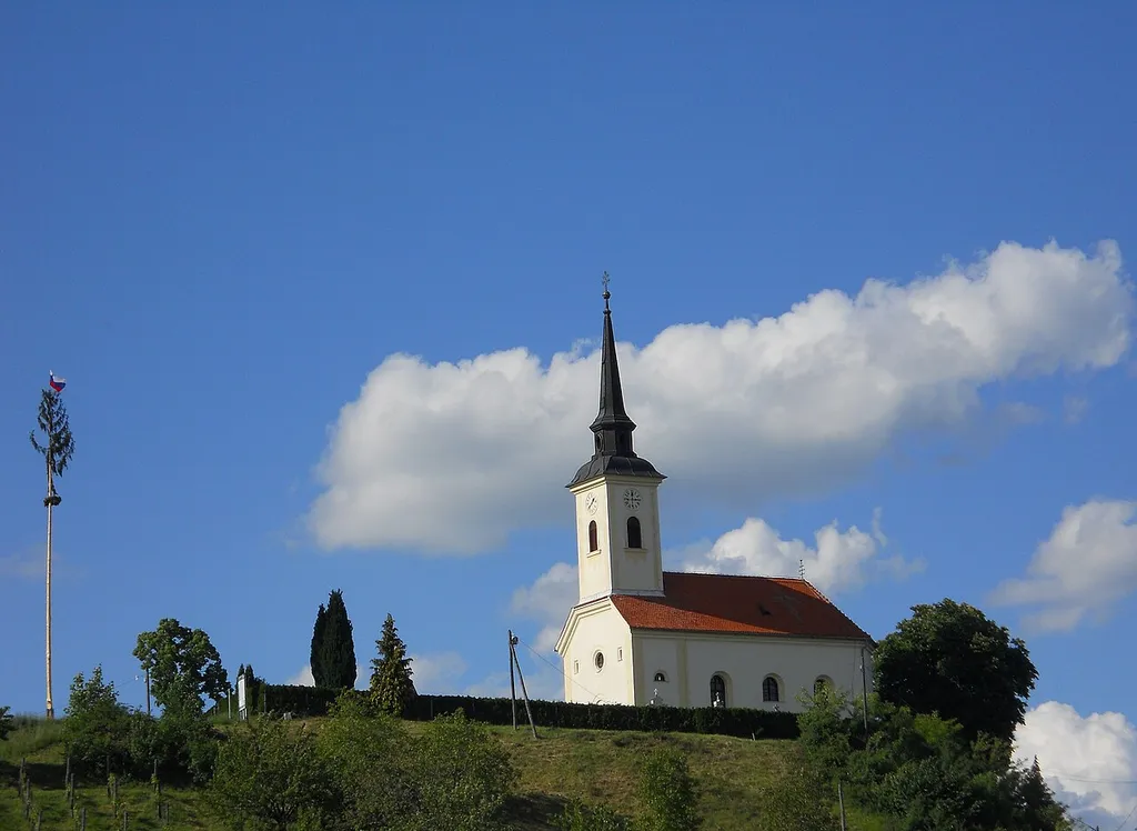 The church of St. Urban on Urban Hill. Šober, City Municipality of Maribor, northeastern Slovenia.