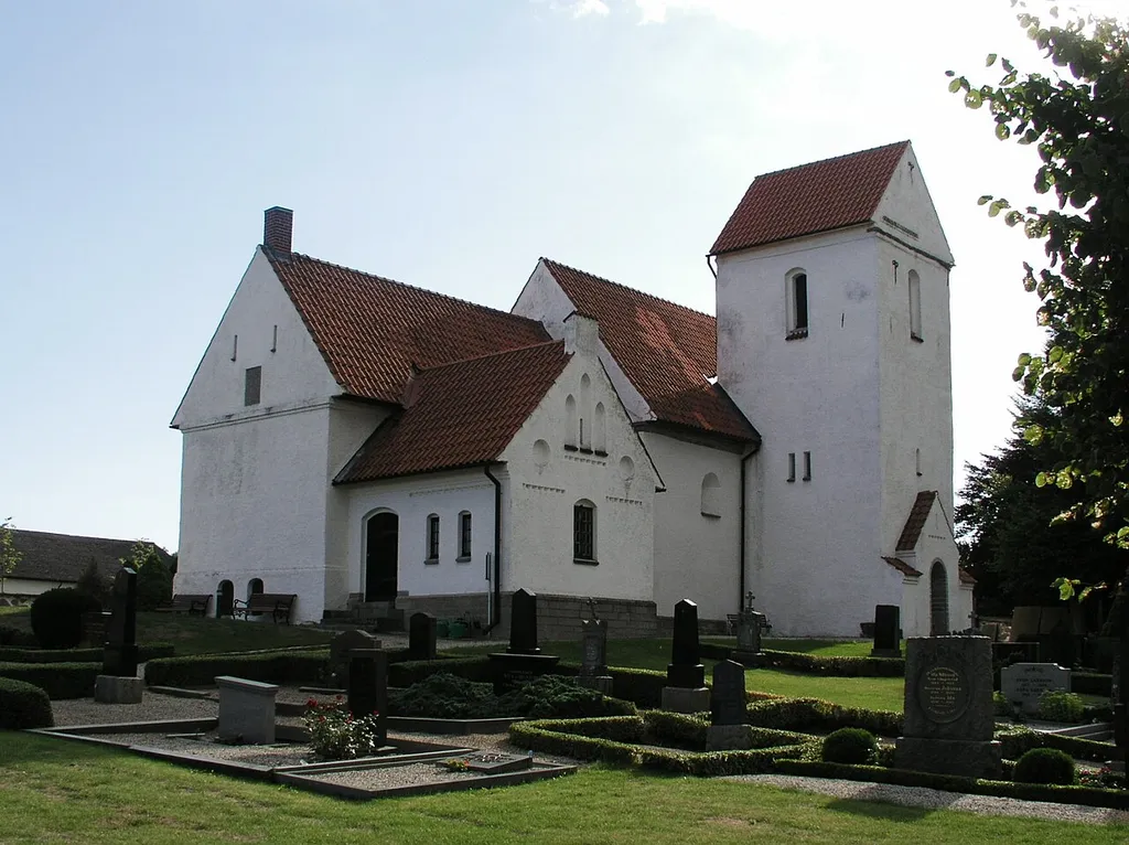 Östra Ingelstad kyrka/church. This is a photo of an ecclesiastical monument in Sweden, number 21300000002128 (sub-number: 21400000350078) in the RAÄ buildings database.