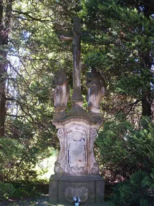 Cross near St. Wenceslas Church