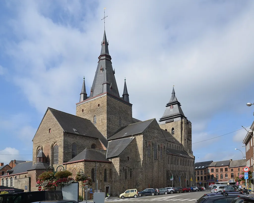 Soignies (Belgique) - Collégiale Saint-Vincent - Vu de la face Nord.