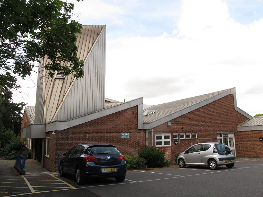 St Matthew’s church from the car park