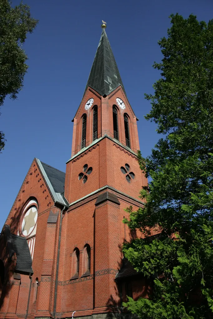 evangelisch-lutherische Michaeliskirche in Schirgiswalde, 1896 von Julius Zeißig