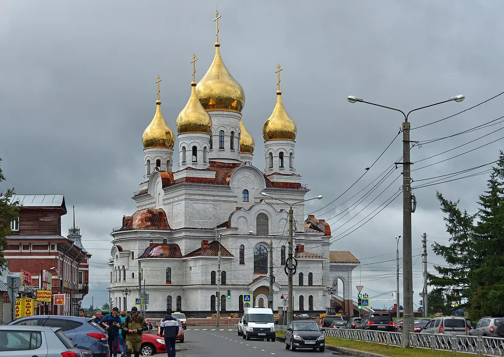 Saint Michael Archangel Cathedral in Arkhangelsk
