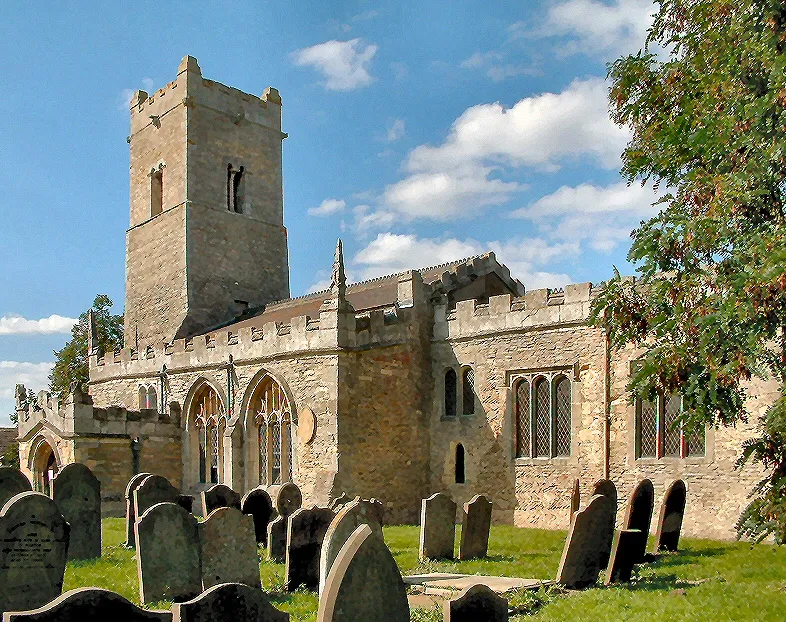 In the centre of the village of Marton, Lincolnshire stands the Anglican parish church of Saint Margaret of Antioch. The building is essentially of a mixture of Anglo-Saxon and Norman styles. Much of the work of these periods is still retained. It has a 11th century tower of herringbone masonry and a Saxon cross shaft set in an outer wall.