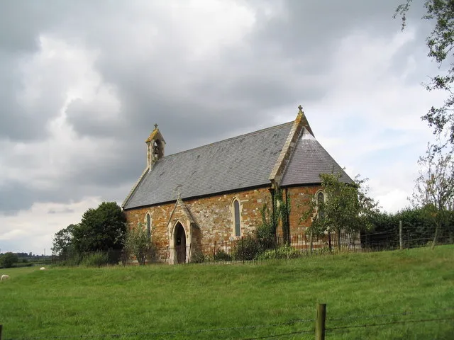 St Giles' parish church, Blaston, Leicestershire, seen from the southeast