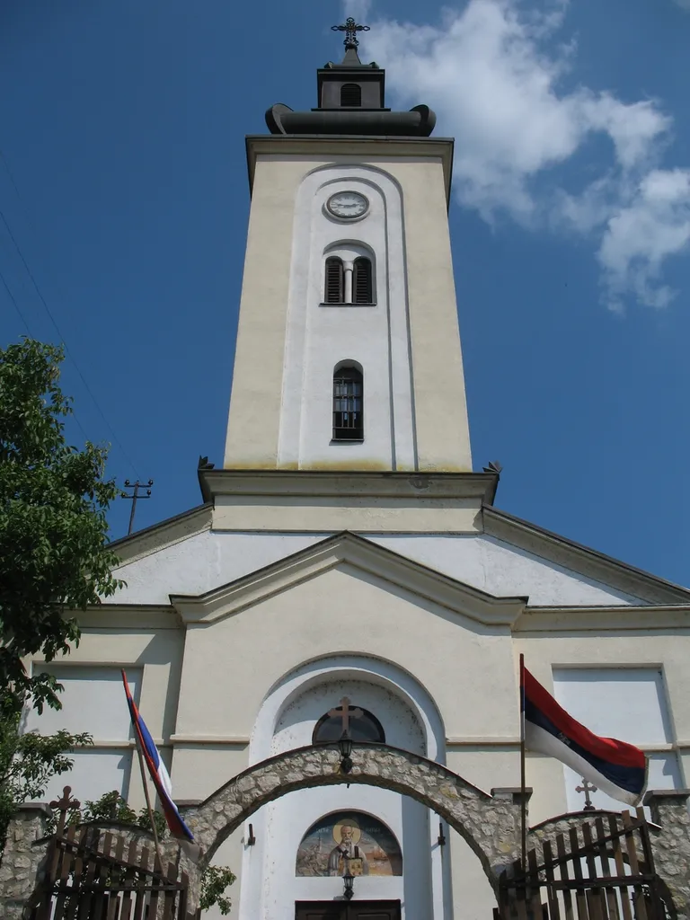 Church of sanit Nicolas in Donji Milanovac on Danube in Serbia