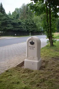 Royal Saxon milestone Grillenburg