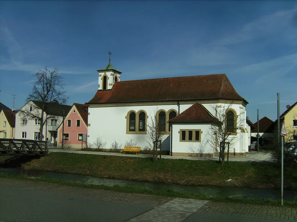 Evangelisch-Lutherische Kirche St. Markus in 96163 Gundelsheim, Landkreis Bamberg Ehemals katholische Filialkirche Septem Dolores