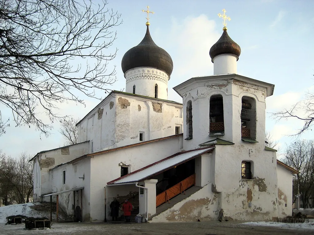 Псков. Церковь Василия на Горке. Church of St. Basil "na Gorke" (on the Hill)