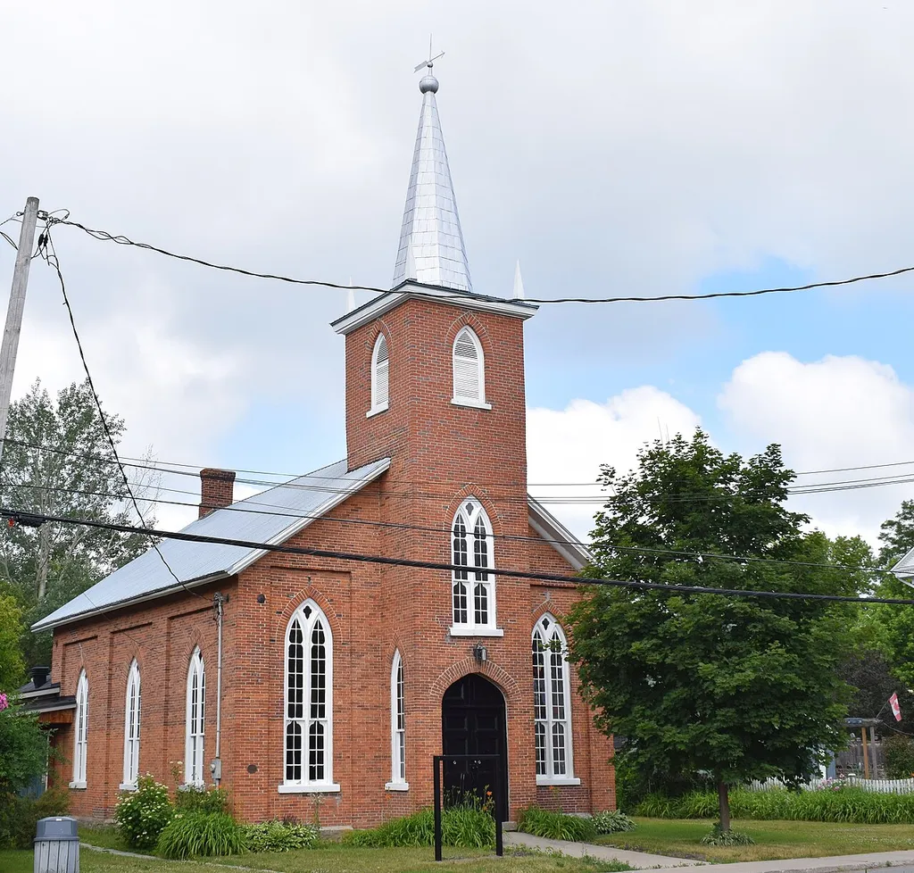 Knox Presbytarian Church, at 618 St. Lawrence Street in Merrickville, Ontario