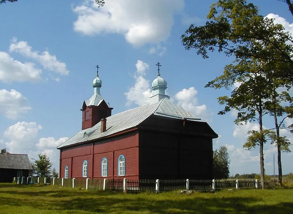Old believers church in Tiskādi, Rēzekne municipality, Latvia
