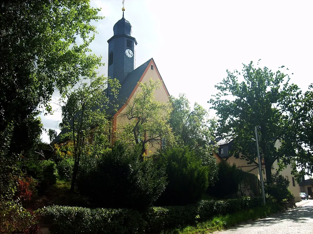 St. Peter's Church in Niederlungwitz (Glauchau, Zwickau district, Saxony)