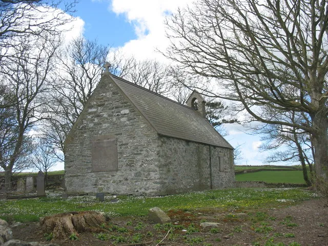 The llan at Rhosbeirio from the east