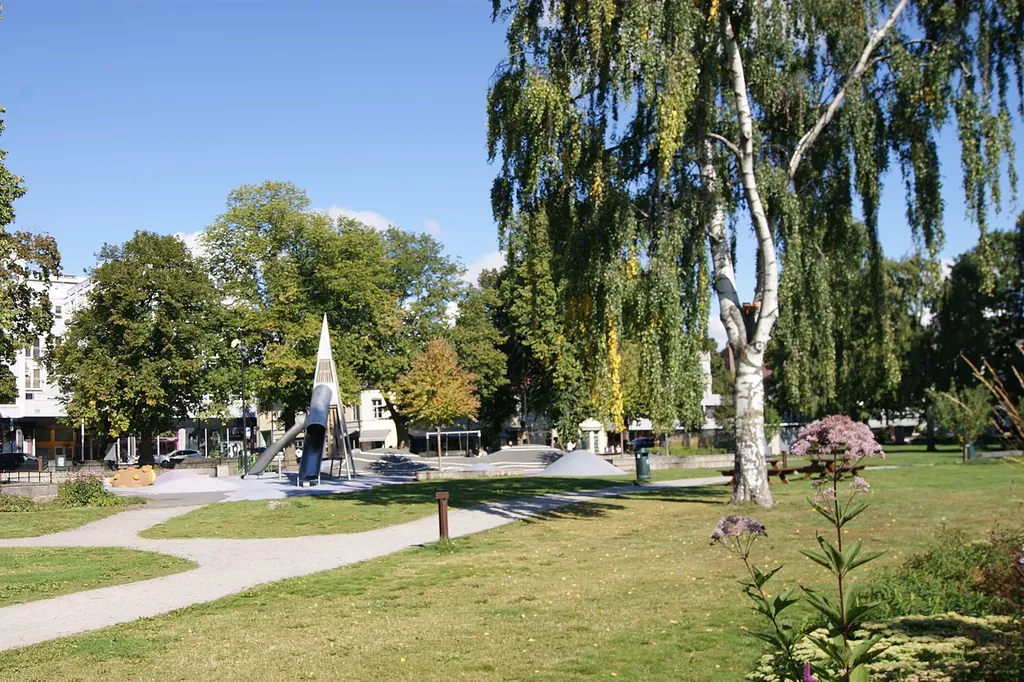 Strandgateparken på Hamar.