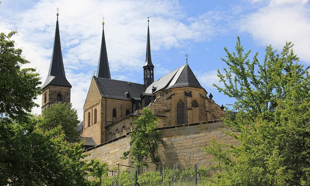 Michaelsberg Abbey Native name Kloster Michelsberg Location Bamberg, eee, Germany Coordinates 49° 53′ 37″ N, 10° 52′ 38″ E Established 1015 Authority file : Q555168 VIAF: 267690333 LCCN: nr90002797 GND: 16135818-4 WorldCat institution QS:P195,Q555168