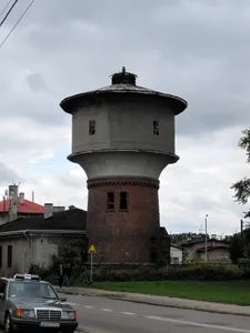 Railway water tower in Ostróda
