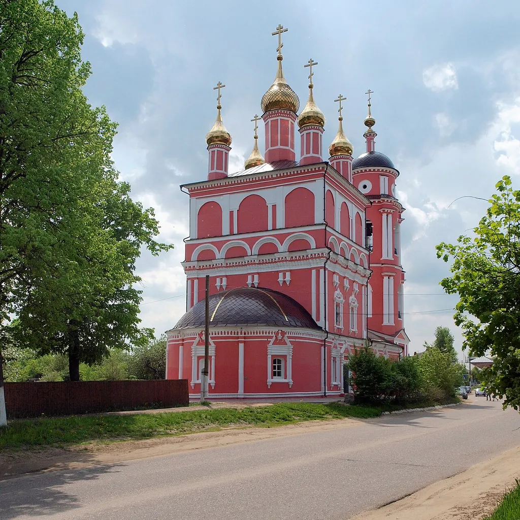 The church of St. Boris and Gleb in Borovsk.