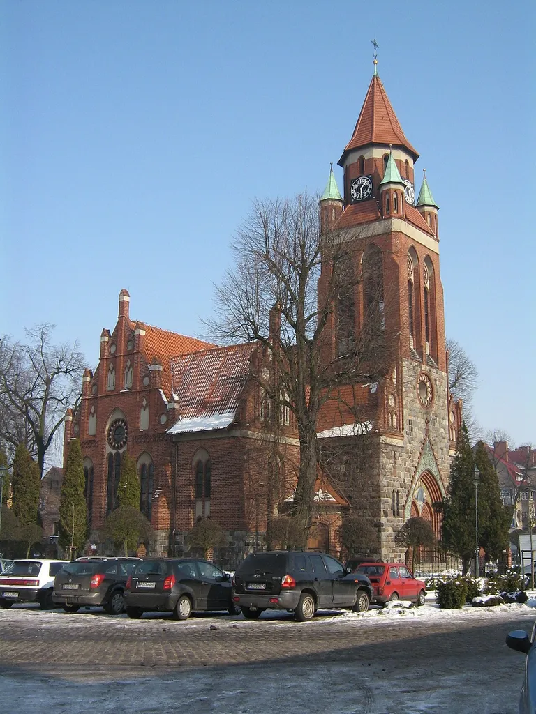 catholic Church of The Holy Heart of Jesus, Grodzisk Wielkopolski, Poland;former protestant church, built 1904/1905, designs by Ludwig von Tiedemann (Berlin)
