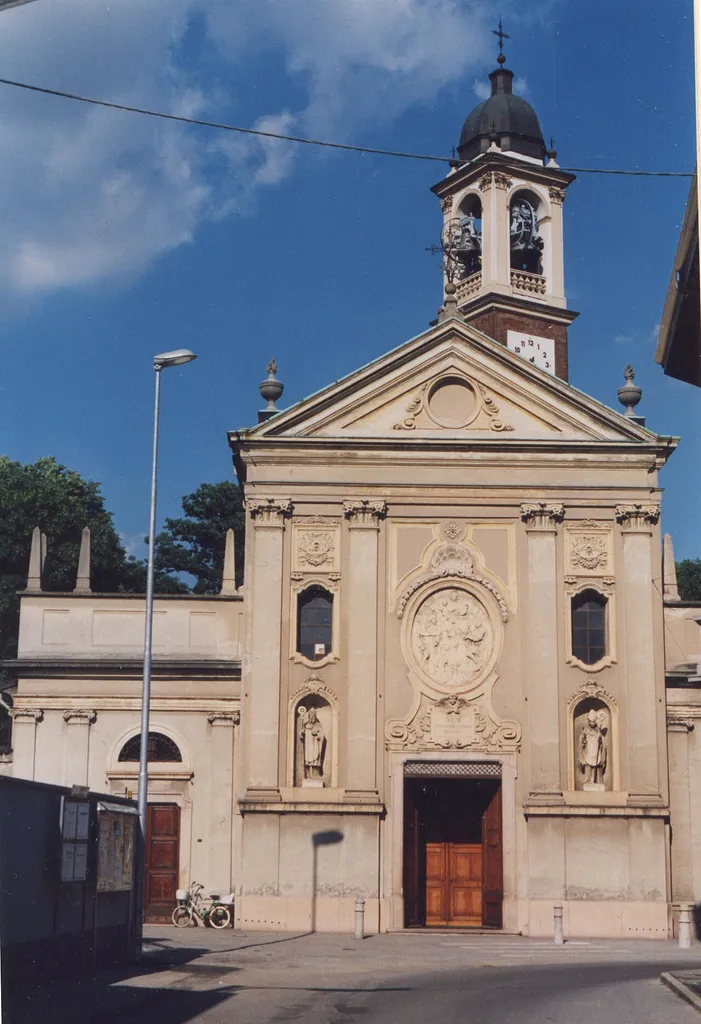 San Fruttuoso church in Monza (Italy); photo taken from via San Fruttuoso