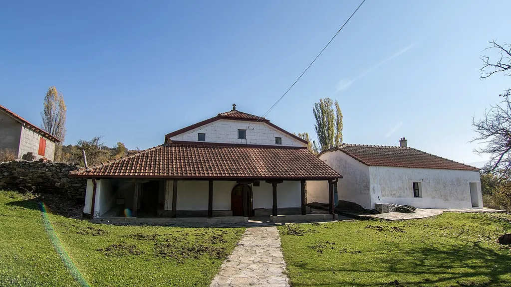 View of the St. Petka Church in the village Radibuš