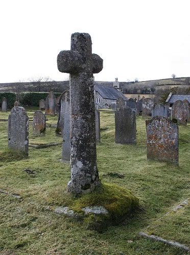 Old Central Cross - moved to Widecombe in the Moor churchyard