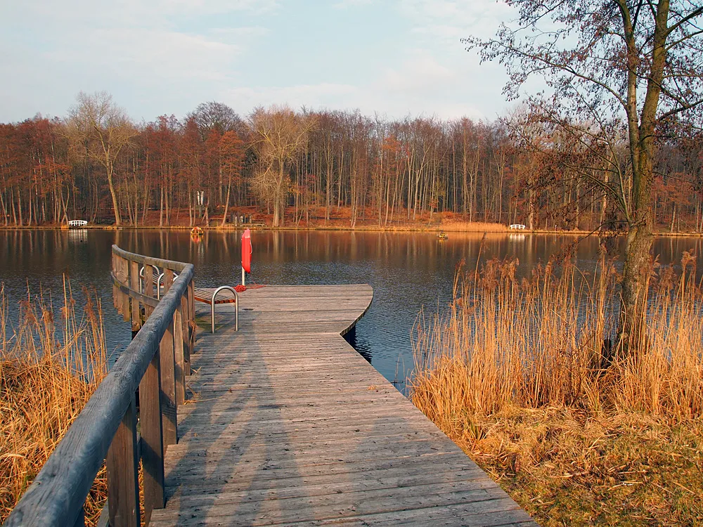Steg in Gadebusch - Burgsee