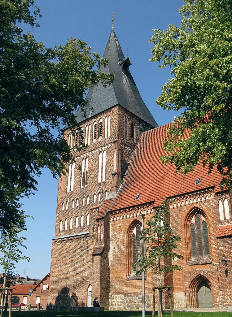 Church in Gnoien, disctrict Güstrow, Mecklenburg-Vorpommern, Germany
