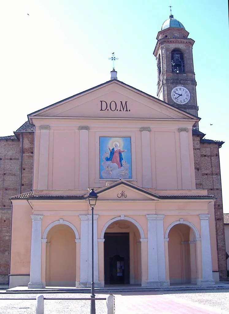 Lla chiesa parrocchiale dell'Assunzione della Beata Vergine Maria a Somaglia