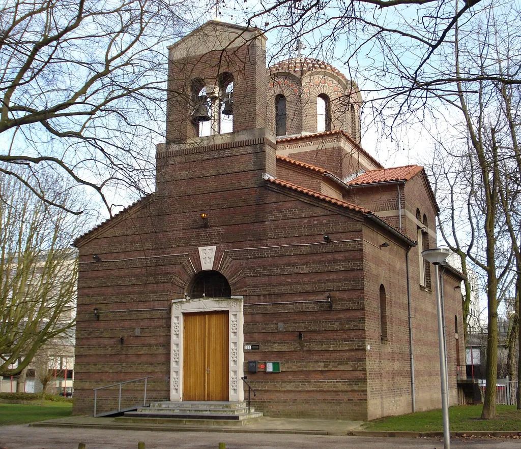 Rotterdam, Westzeedijk. Grieks-orthodoxe kerk.