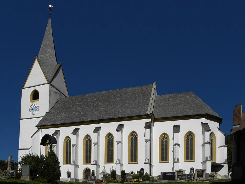 Kath. Pfarrkirche hl. Oswald und Friedhof