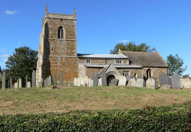 St Nicholas' parish church, Bringhurst, Leicestershire, seen from the south