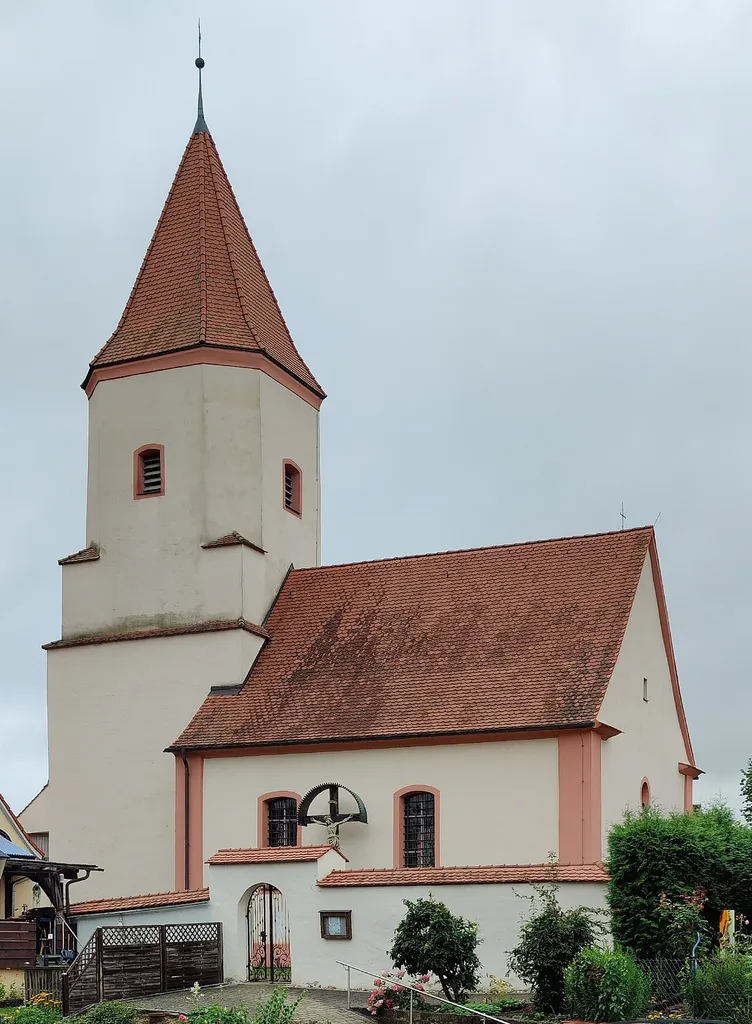 Katholische Filialkirche St. Johannes Evangelist Lohen, Gemeinde Thalmässing, Landkreis Roth, Mittelfranken, Bayern, Deutschland