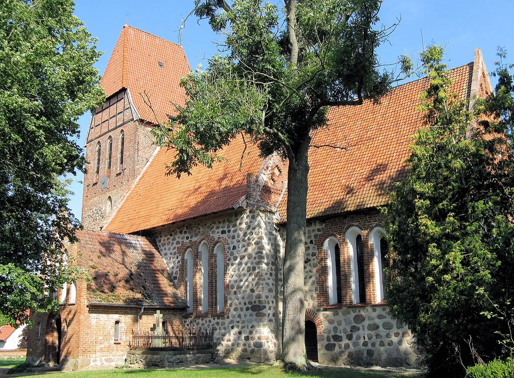 Church in Recknitz, disctrict Güstrow, Mecklenburg-Vorpommern, Germany