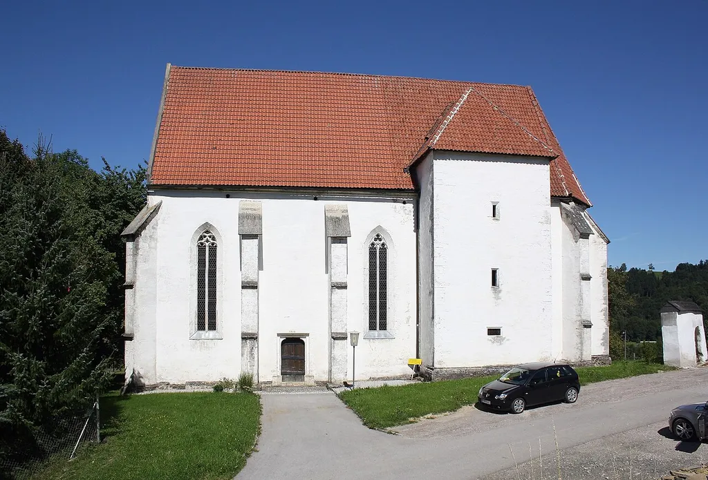 Die Filialkirche "Hl. Andreas" in der niederösterreichischen Ortschaft Tradigistdorf, Marktgemeinde Kirchberg an der Pielach
