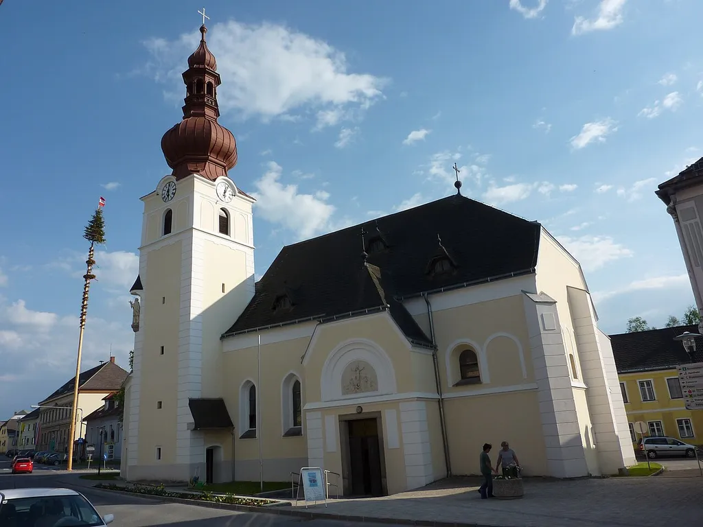 Pfarrkirche, Ottenschlag, Niederösterreich This media shows the protected monument with ObjektID 75521 in Austria. (Commons, de, Wikidata)